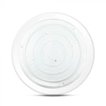 72W(7200Lm) LED V-TAC design rund kupolarmatur med fjärrkontroll, IP20, vit, dimbar, 3/1, 670x80mm