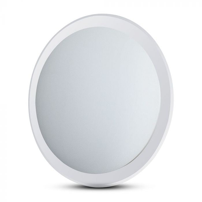 72W(7200Lm) LED V-TAC design rund kupolarmatur med fjärrkontroll, IP20, vit, dimbar, 3/1, 670x80mm