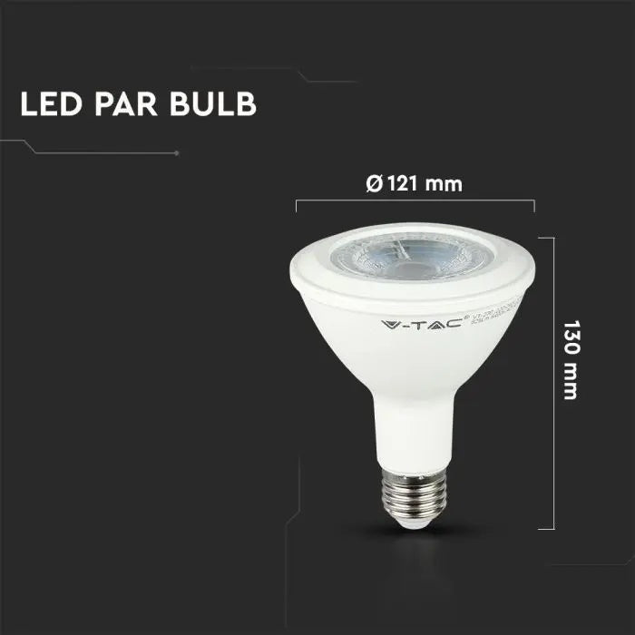 E27 12.8W(925Lm) LED-lambi V-TAC SAMSUNG, PAR38, IP20, neutraalne valge 4000K