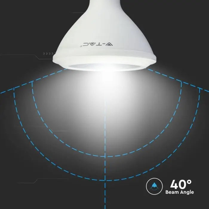 E27 12.8W(925Lm) LED Bulb V-TAC SAMSUNG, PAR38, IP20, neutral white light 4000K