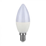 E14 4.5W(470Lm) LED Spuldze, V-TAC SAMSUNG, IP20, silti balta gaisma 3000K