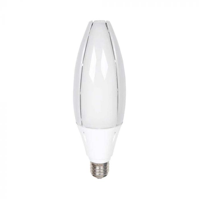 E40 60W(6500Lm) LED OLIVE Spuldze, V-TAC SAMSUNG CHIP, garantija 5 gadi, auksti balta gaisma 6500K