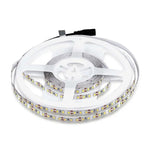 Cena par 1m_8W/m(800Lm/m) 0.66A/m 120 LED Lente, V-TAC, ūdensnedroša IP20, 12V, auksti balta gaisma 6500K