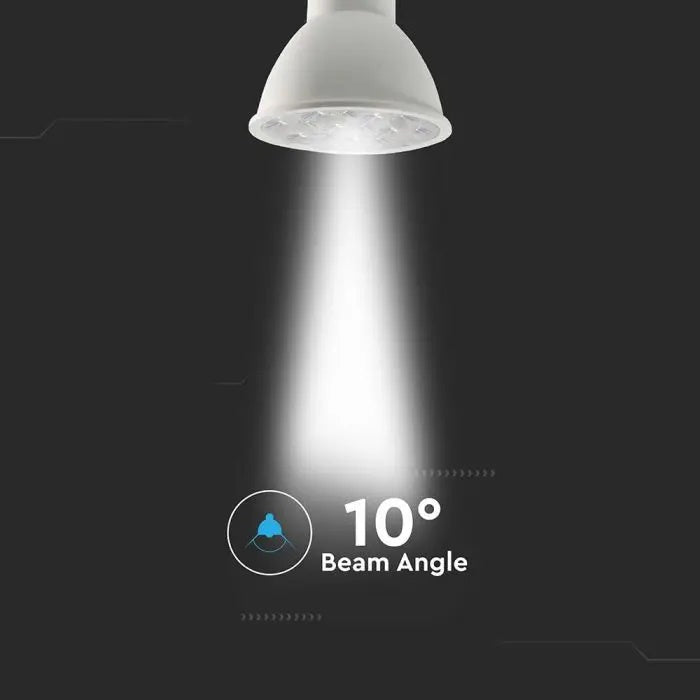 GU10 6W(445Lm) LED Bulb, V-TAC SAMSUNG, IP20, warm white light 3000K