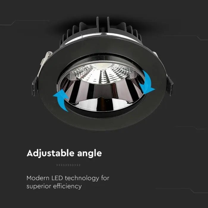 20W(1780Lm) LED COB reflector light, V-TAC SAMSUNG, warranty 5 years, IP20, warm white light 3000K