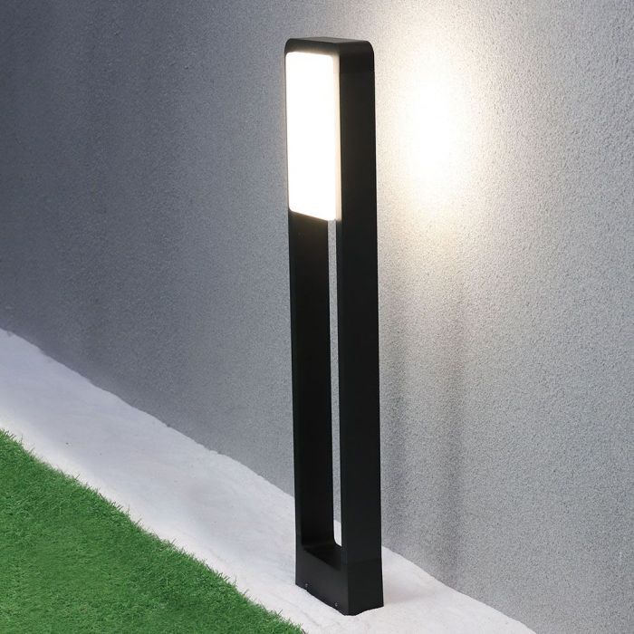 10W(650Lm) V-TAC SAMSUNG LED garden light, 144LED, IP65, black, neutral white light 4000K