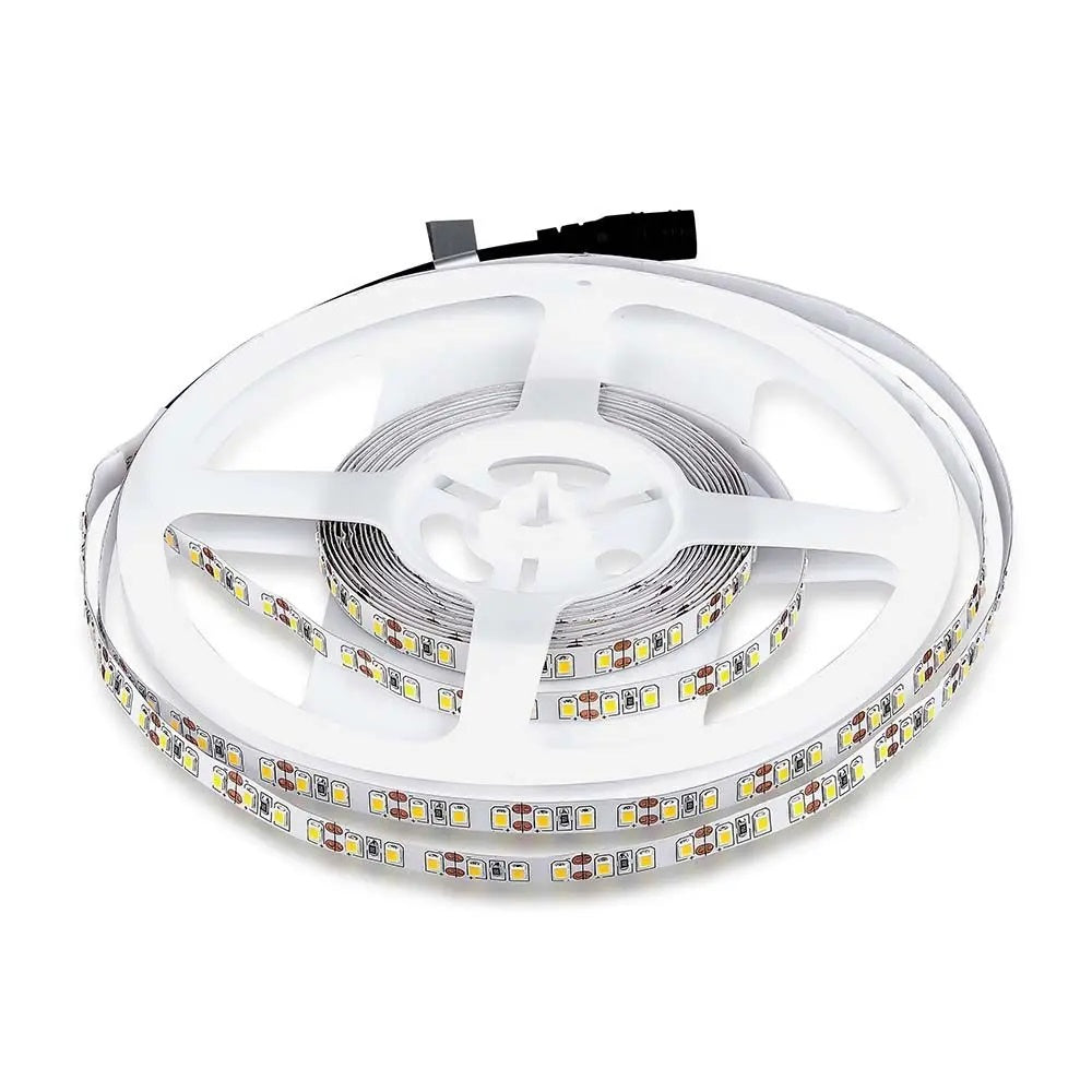 Cena par 1m_8W/m(800Lm/m) 0.66A/m LED Lente, V-TAC, ūdensnedroša IP20, 12V, silti balta gaisma 3000K