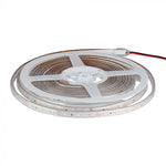 Cena par 5m_3.2W/m 12V 60 LED lente, V-TAC, IP65, zaļa