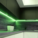 Cena par 5m_3.2W/m 12V 60 LED lente, V-TAC, IP65, zaļa