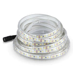 Cena par 5m_8W/m(800Lm/m) 0.66A/m LED Lente, V-TAC, ūdensdroša IP65, 12V, auksti balta gaisma 6500K