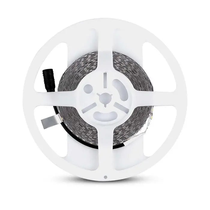 Cena par 1m_8W/m(800Lm/m) 0.66A/m LED Lente, V-TAC, ūdensnedroša IP20, 12V, neitrāli balta gaisma 4000K