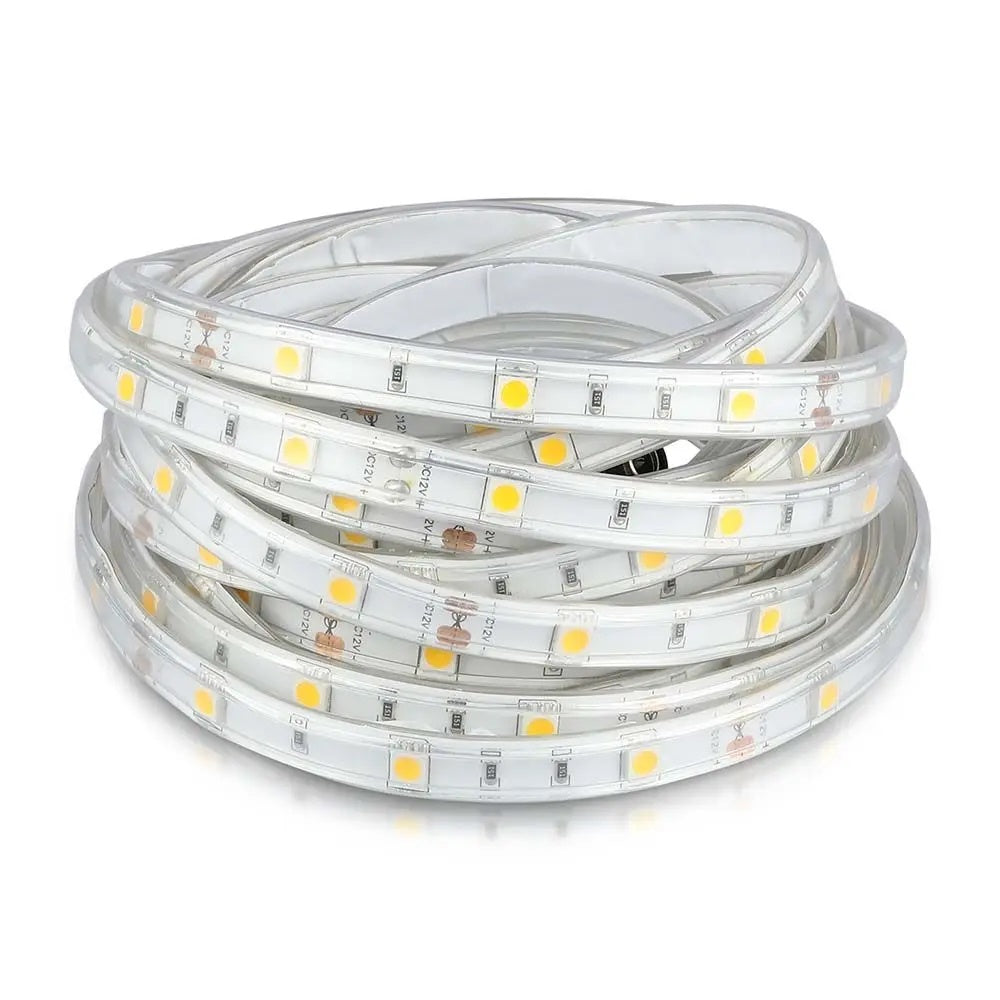 Cena par 5m_3.5W/m(70Lm/m) 0.29A/m LED RGB Lente, V-TAC, ūdensdroša IP65, 12V,