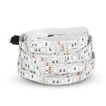 Cena par 1m_7W/m(900Lm/m) 60 LED Lente, V-TAC, ūdensnedroša IP20, 12V, RGB krāsaina
