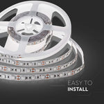 Cena par 1m_11W/m(900Lm/m) 0.9A/m LED Lente, V-TAC, ūdensnedroša IP20, 12V, auksti balta gaisma 6500K