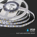 Price for 1m_6W/m(500Lm/m) 0.5A/m 30 LED Tape, V-TAC, waterproof IP20, 12V, cold white light 6500K