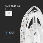 Price for 1m_11W/m(900Lm/m) 0.9A/m 60 LED Tape, V-TAC, waterproof IP20, 12V, blue