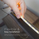 Price for 5m_6W/m(500Lm/m) 30 LED strip, 12V, V-TAC, IP65, warm white light 3000K