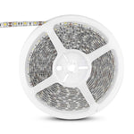 Cena par 5m_11W/m(900Lm/m) 0.9A/m LED Lente, V-TAC, ūdensdroša IP65, 12V, silti balta gaisma 3000K