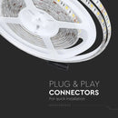 Cena par 5m_11W/m(900Lm/m) 0.9A/m 60 LED Lente, V-TAC, ūdensdroša IP65, 12V, neitrāli balta gaisma 4500K