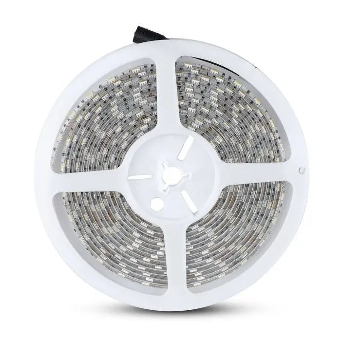 Cena par 5m_11W/m(900Lm/m) 0.9A/m 60 LED Lente, V-TAC, ūdensdroša IP65, 12V, neitrāli balta gaisma 4500K