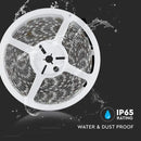 Cena par 5m_11W/m(900Lm/m) 0.9A/m 60 LED Lente, V-TAC, ūdensdroša IP65, 12V, neitrāli balta gaisma 4500K