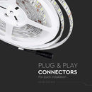 Cena par 5m_7W/m(140Lm/m) 0.29A/m 60LED/m LED RGB lente, V-TAC, ūdensdroša IP65, 12V