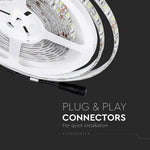 Hind 5m_7W/m(140Lm/m) 0.29A/m 60LED/m LED RGB lint, V-TAC, veekindel IP65, 12V