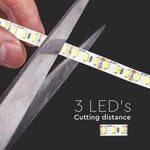 Price for 1m_20W/m(2000Lm/m) 120LED Tape, SMD5730, IP20, V-TAC, neutral white light 4000K