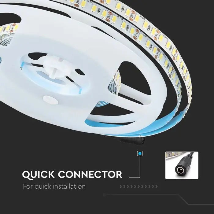 Price for 1m_20W/m(2000Lm/m) 120LED Tape, SMD5730, IP20, V-TAC, neutral white light 4000K
