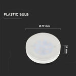 GX53 6.4W(560Lm) LED Bulb V-TAC SAMSUNG, IP20, neutral white light 4000K