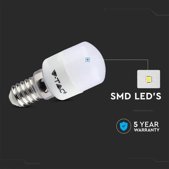 E14 2W(180Lm) LED-lambi V-TAC SAMSUNG, ST26, IP20, jaheda valge 6500K