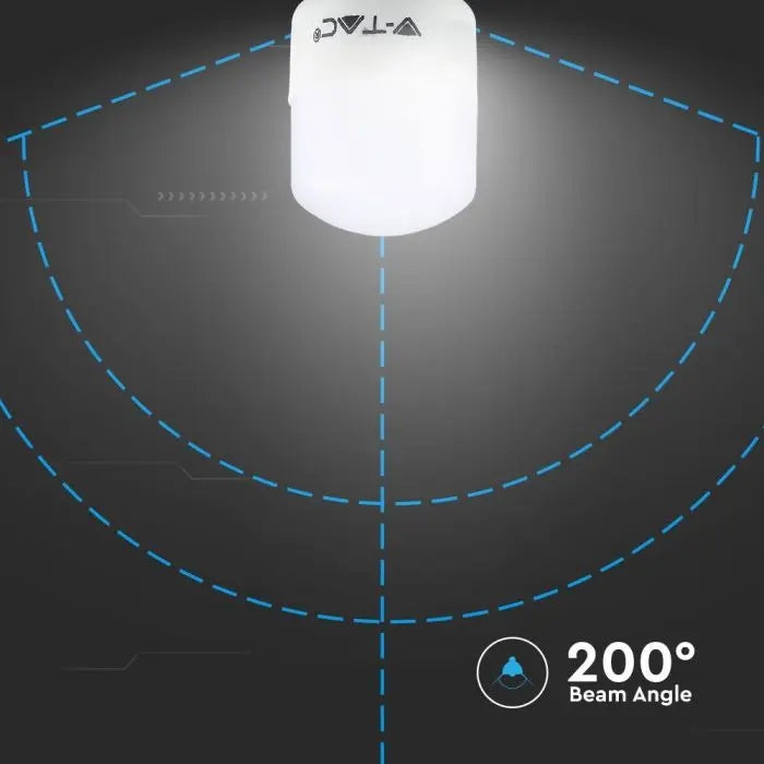 E14 2W(180Lm) LED Spuldze V-TAC SAMSUNG, ST26, IP20, auksti balta gaisma 6500K