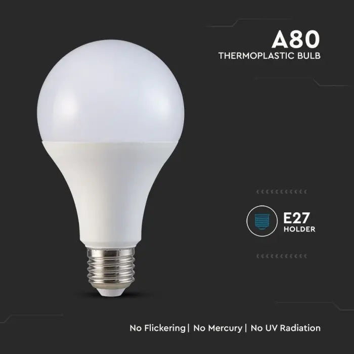 E27 20W(2542Lm) LED Spuldze V-TAC SAMSUNG, A80, IP20, neitrāli balta gaisma 4000K