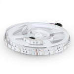 Cena par 1m_4.8W(500Lm) LED Lente, 30 diodes, ūdensnedroša IP20, V-TAC, krāsaina RGB