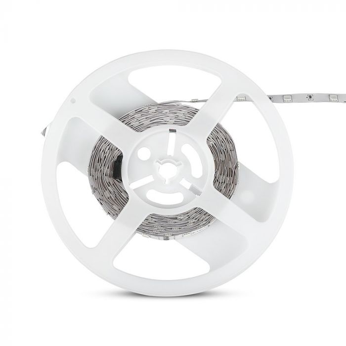 Pris för 1m_4.8W(500Lm) LED-tejp, 30 dioder, vattentät IP20, V-TAC, färgad RGB
