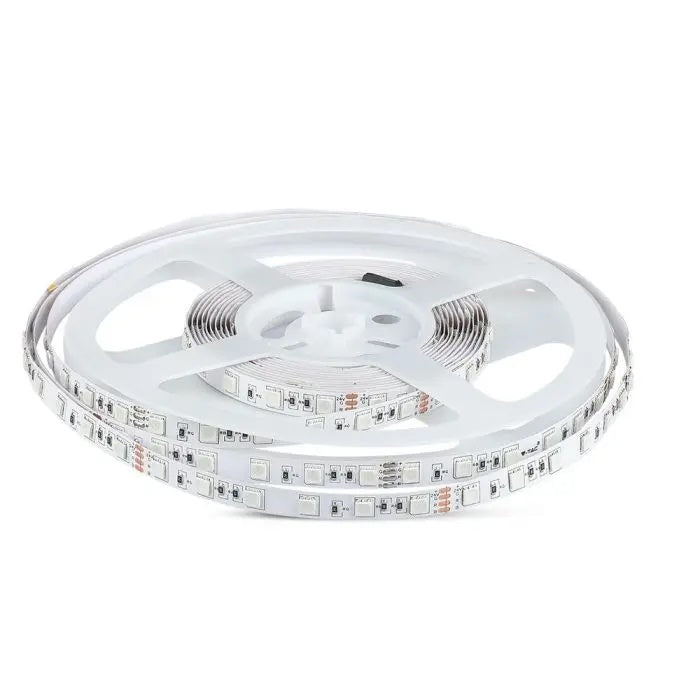 Cena par 1m_10W/m(830Lm/m) 0.42A/m 60 LED Lente, V-TAC, ūdensnedroša IP20, 24V, neitrāli balta gaisma 4000K