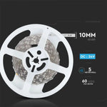Hind 1m_10W/m(830Lm/m) 0.42A/m 60 LED lint, V-TAC, veekindel IP20, 24V, neutraalne valge valgus 4000K