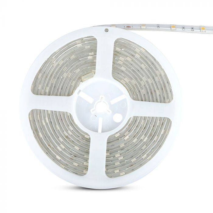 Cena par 5m_4.8W(500Lm) LED Lente, 12V, IP65 ūdensdroša, neitrāli balta gaisma 4000K