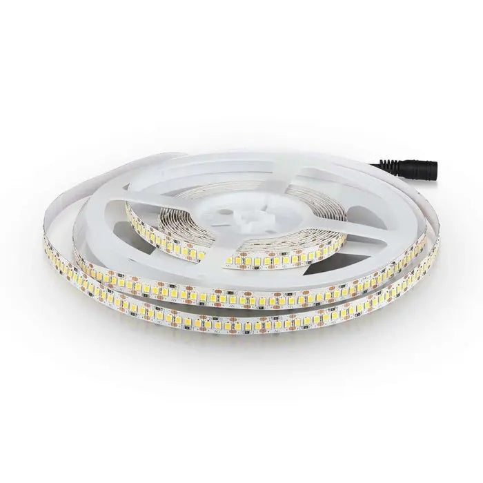 Cena par 1m_17W/m(1700Lm/m) 1.4A/m 204 LED Lente, V-TAC, ūdensnedroša IP20, 12V, silti balta gaisma 3000K