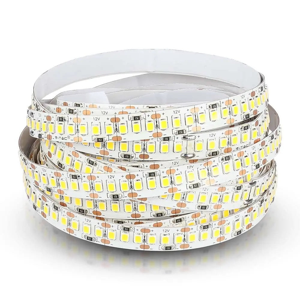 Cena par 1m_17W/m(1700Lm/m) 1.4A/m LED lente, V-TAC, ūdensnedroša IP20, 12V, auksti balta gaisma 6400K
