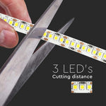 Cena par 1m_17W/m(1700Lm/m) 1.4A/m LED lente, V-TAC, ūdensnedroša IP20, 12V, auksti balta gaisma 6400K