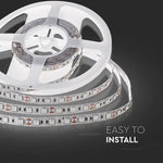 Pris per 1m_11W/m 60 LED Tape, V-TAC, vattentät IP20, 12V, varmvitt ljus 2200K