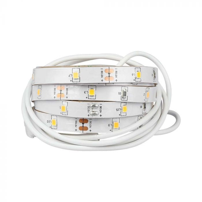 3.5W/m (350Lm/m) 12V LED lente SMD 1.2m ar PIR sensoru, distance 2-5m, IP20, dimmējama, garantija 3 gadi, neitrāli balta gaisma 4000K