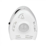 3.5W/m (350Lm/m) 12V LED ribad SMD 1.2m PIR anduriga, kaugus 2-5m, IP20 veekindel, dimmerdatav, 3 aastat garantiid, neutraalne valge valgus 4000K