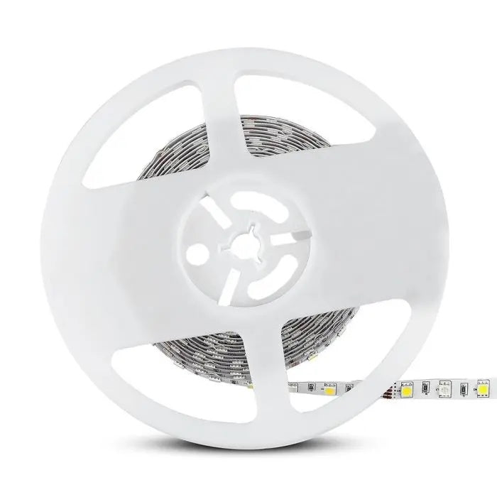 Price for 1m_8W/m(357Lm/m) 0.66A/m 60 LED Tape, V-TAC, waterproof IP20, 12V, neutral white light 4000K