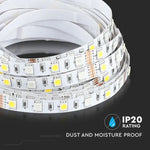 Cena par 1m_8W/m(357Lm/m) 0.66A/m 60 RGB-W LED Lente, V-TAC, ūdensnedroša IP20, 12V, neitrāli balta gaisma 4000K