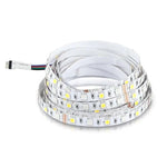 Cena par 1m_8W/m(357Lm/m) 0.66A/m 60 LED Lente, V-TAC, ūdensnedroša IP20, 12V, RGB krāsaina + silti balta gaisma 3000K