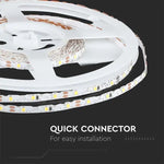 Price for 1m_5W/m(420Lm/m) 0.42A/m 60 LED Tape, V-TAC, waterproof IP20, 12V, warm white light 3000K