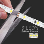Price for 1m_5W/m(420Lm/m) 0.42A/m 60 LED Tape, V-TAC, waterproof IP20, 12V, warm white light 3000K