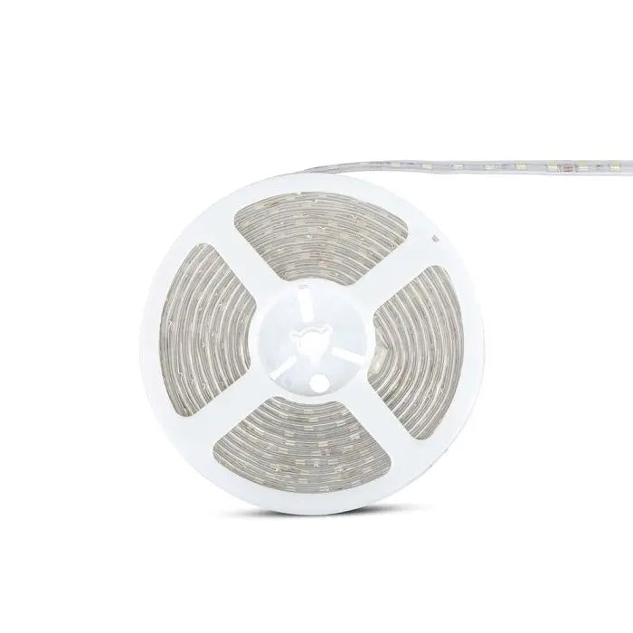 Cena par 5m_10W/m(830Lm/m) 0.42A/m 60 LED Lente, V-TAC, ūdensdroša IP65, 24V, neitrāli balta gaisma 4000K